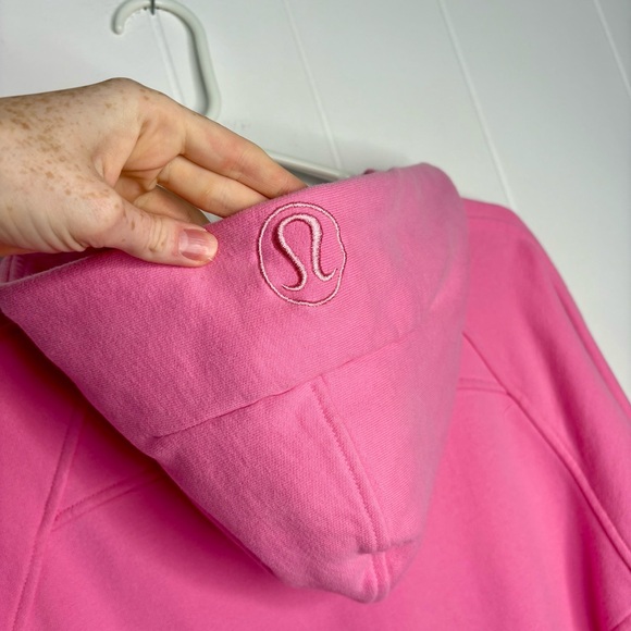 Lululemon Scuba Oversized Full Zip Size Small Dahlia Maeve Pink Outdoor Running - Picture 9 of 10